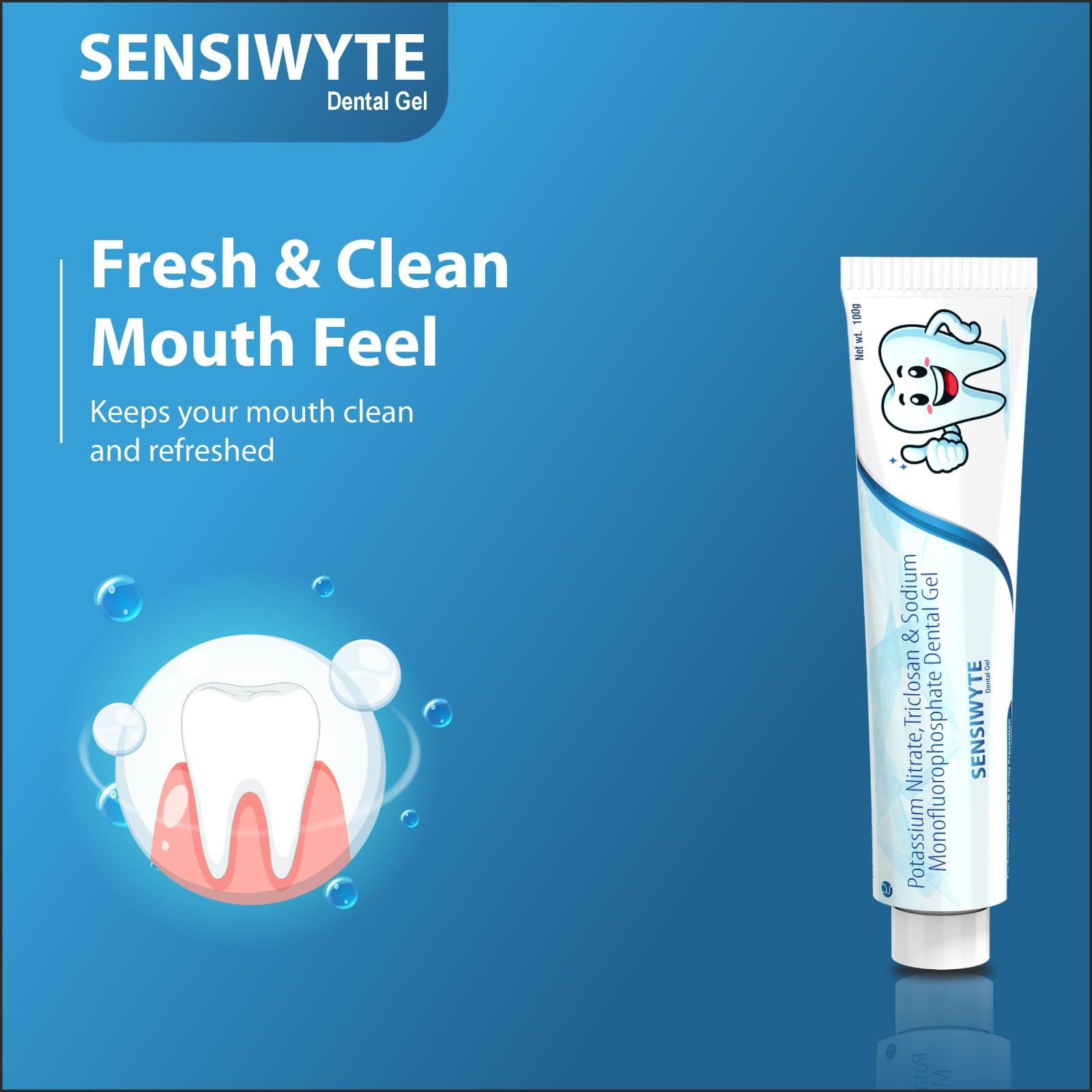 Buy SENSIWYTE Dental Gel | Gelmek | Potassium Nitrate | Triclosan